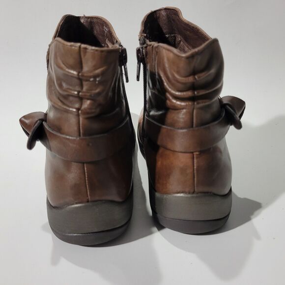 Earth Womens Brown ANKLE BOOTS SZ 8B - Picture 4 of 9